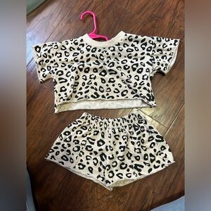 Toddler cheetah outfit
